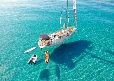 Velero NavegaMed en Formentera playa del sur 1
