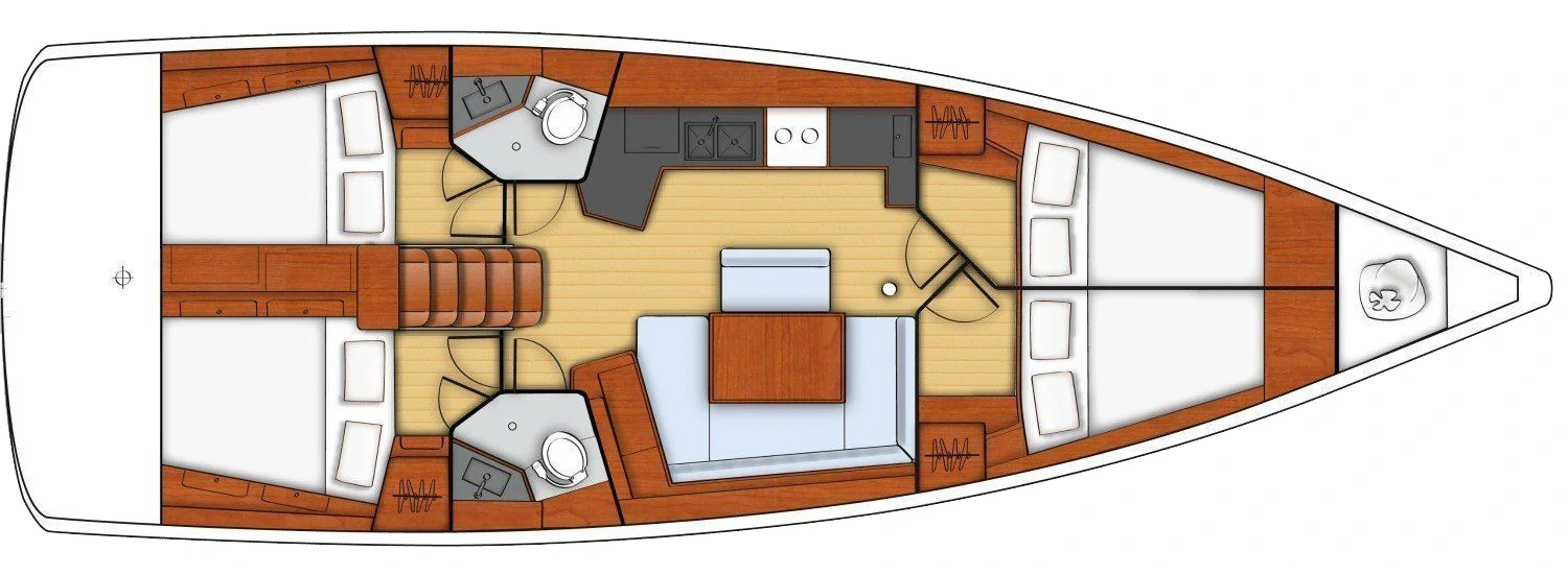 Plano del velero NavegaMed Plano del velero NavegaMed
